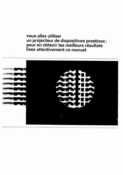 PROJECTEUR DIAPOSITIVES PRESTINOX 624 AFT Objectif 2,8 / 85mm Télécommande TBE EUR 40,00 - FR